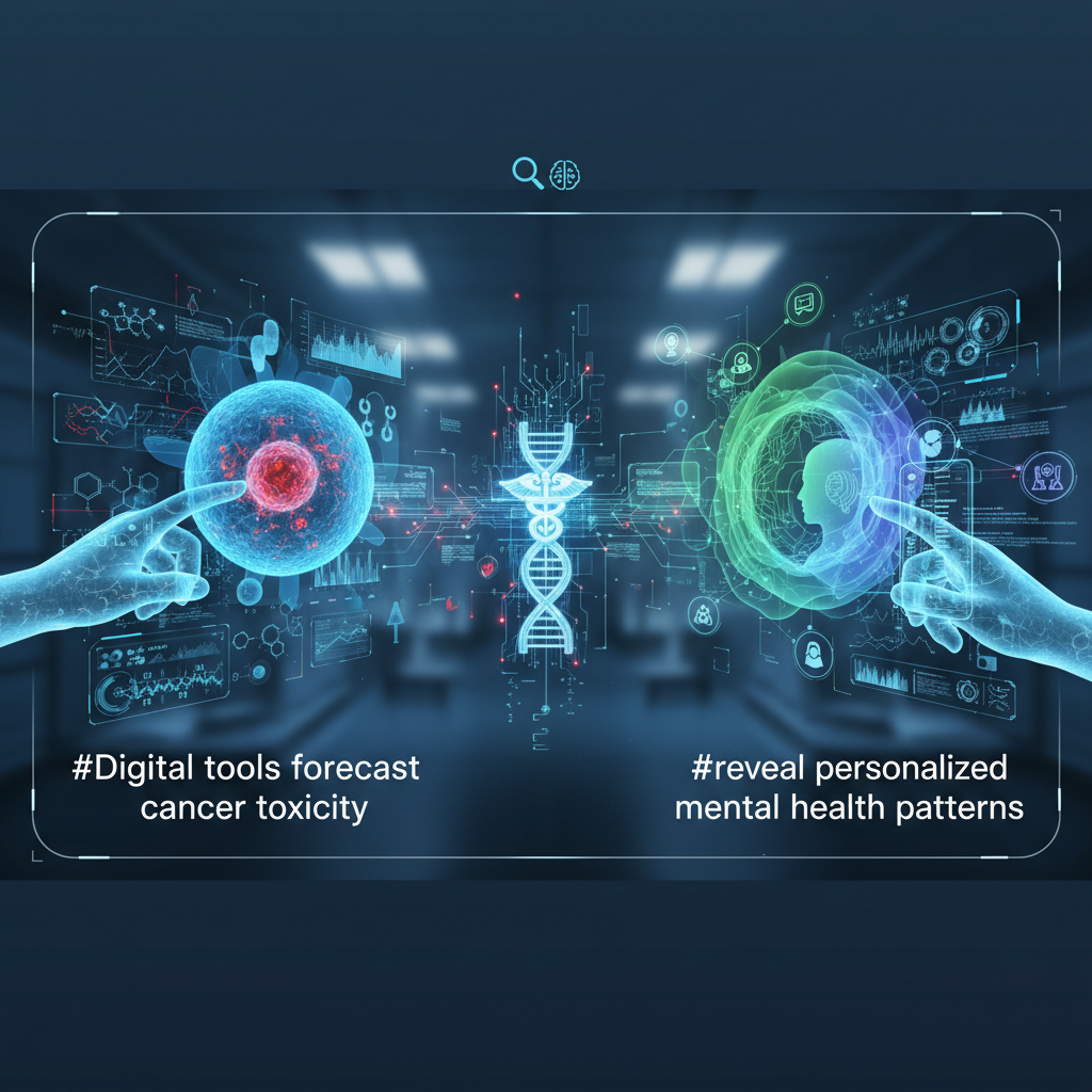 # Digital tools forecast cancer toxicity, reveal personalized mental health patterns