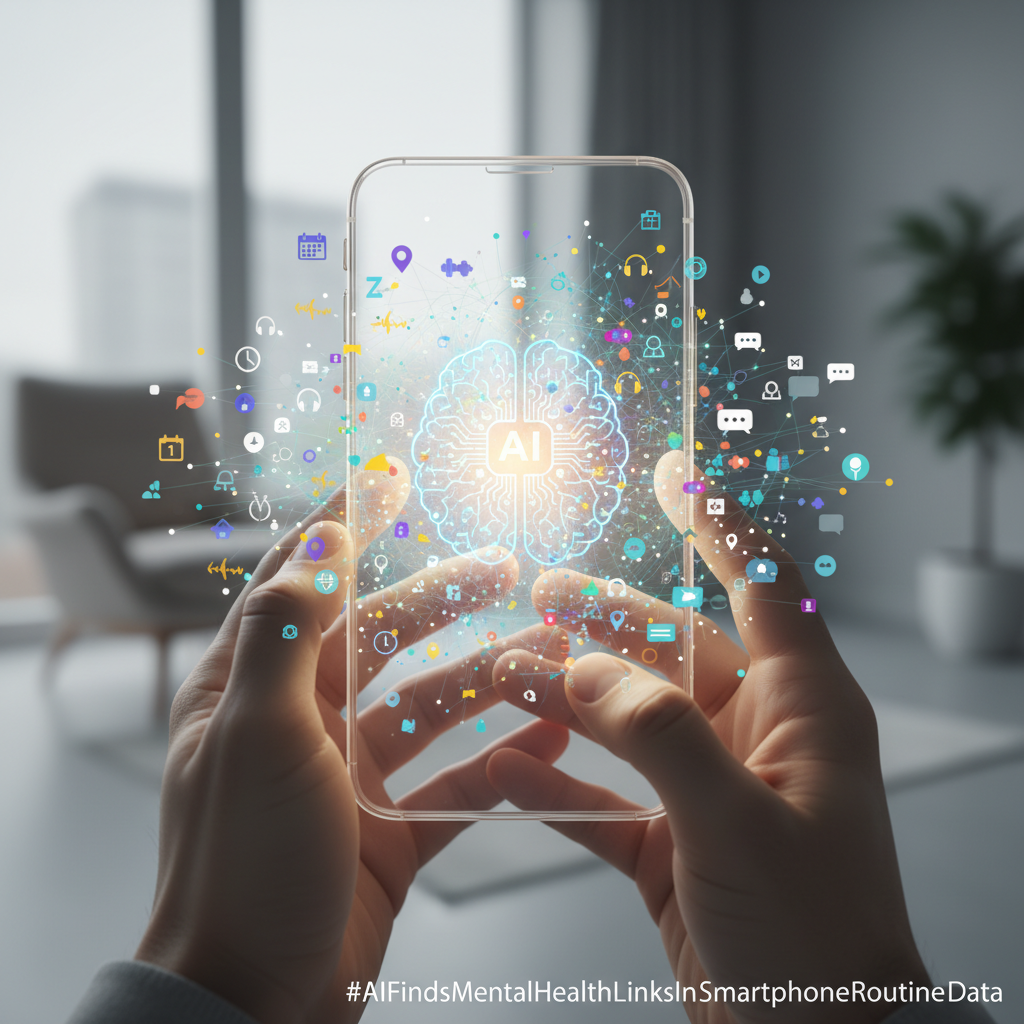 # AI finds mental health links in smartphone routine data